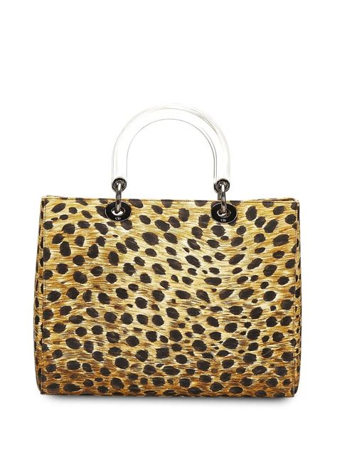 christian dior cheetah bag